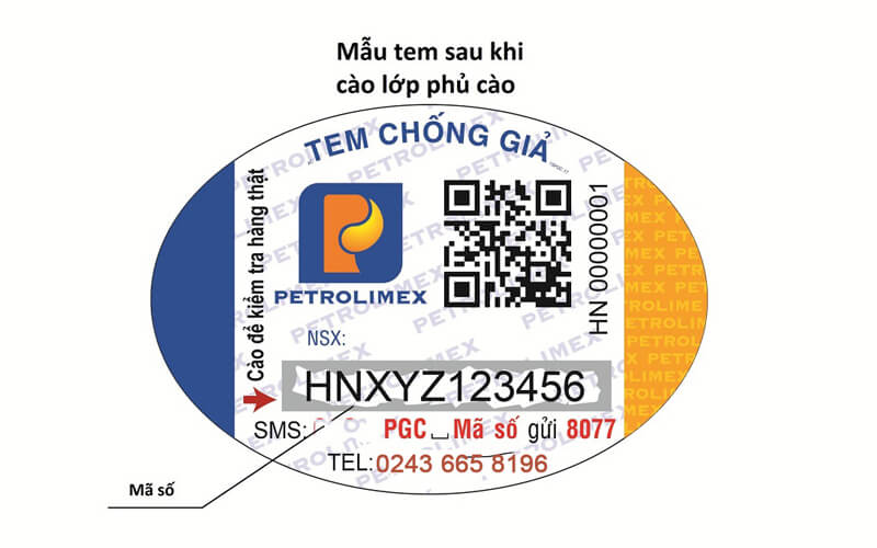 tem chống hàng giả gas petrolimex