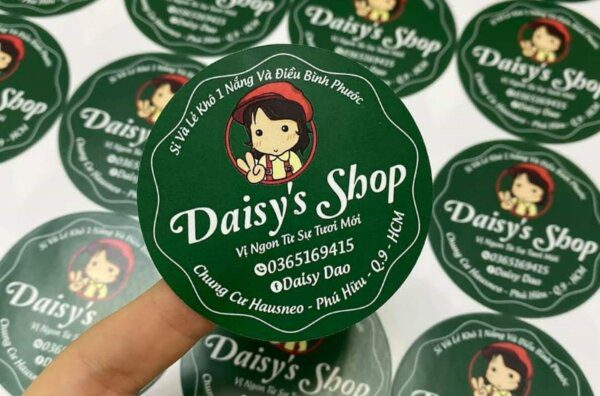 In logo decal dán giá rẻ TPHCM, Thiết kế đẹp, In nét & nhanh