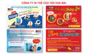 in thẻ cào trúng thưởng tân hoa mai