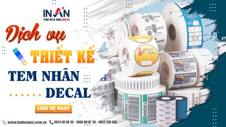 Thiết kế tem nhãn decal