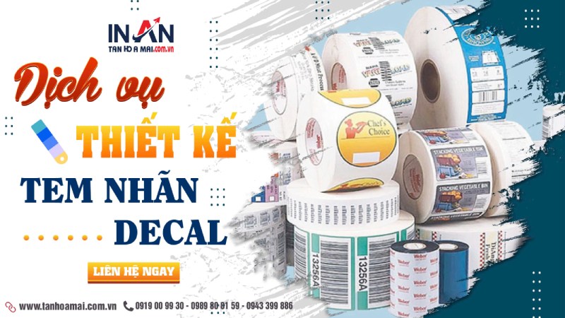 Thiết kế tem nhãn decal