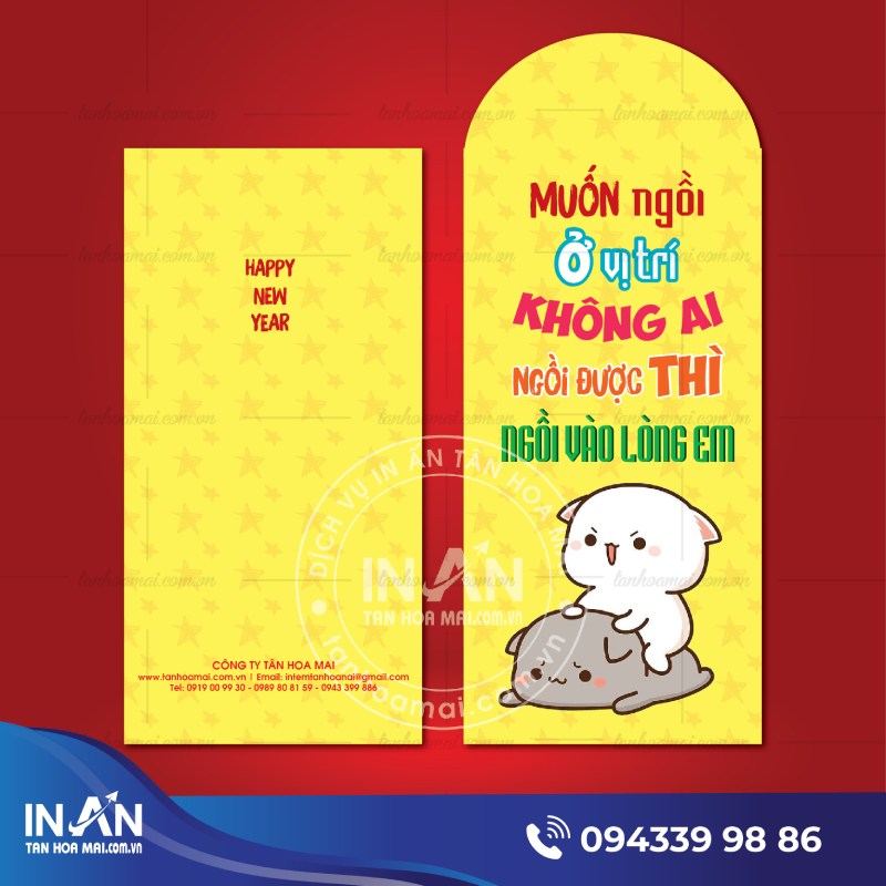 29+ Mẫu bao lì xì bá đạo nhất Việt Nam: Bá đạo Độc đáo & Vui nhộn