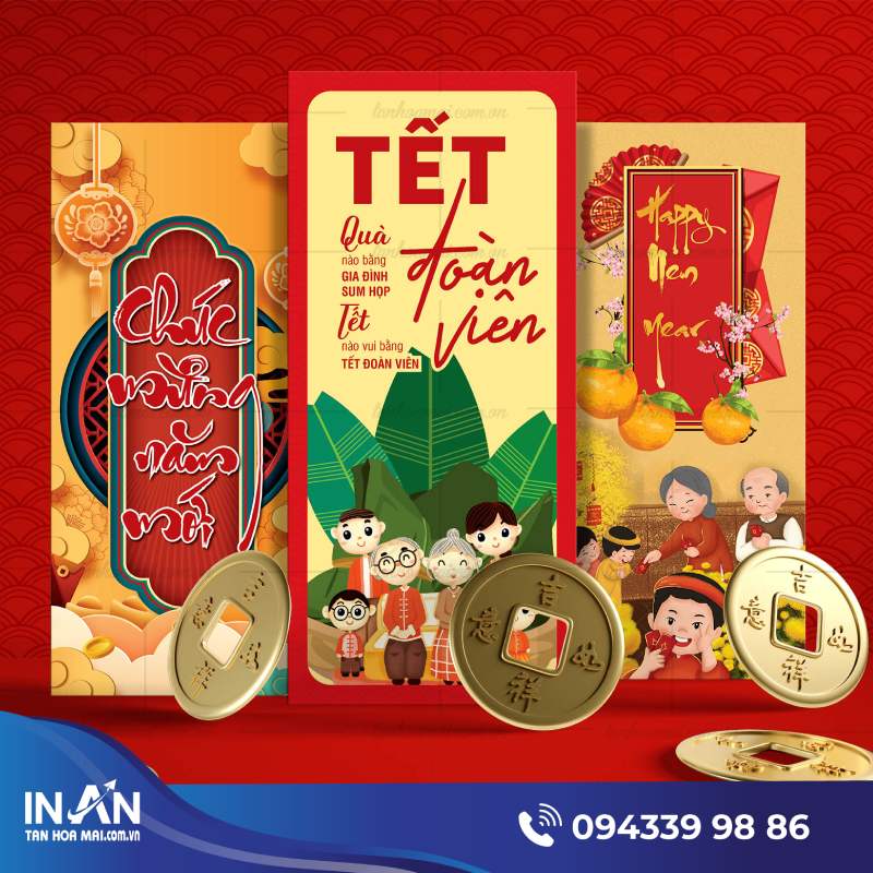 15+ Mẫu bao lì xì tranh Đông Hồ: Đẹp & Địa chỉ in uy tín, rẻ HCM