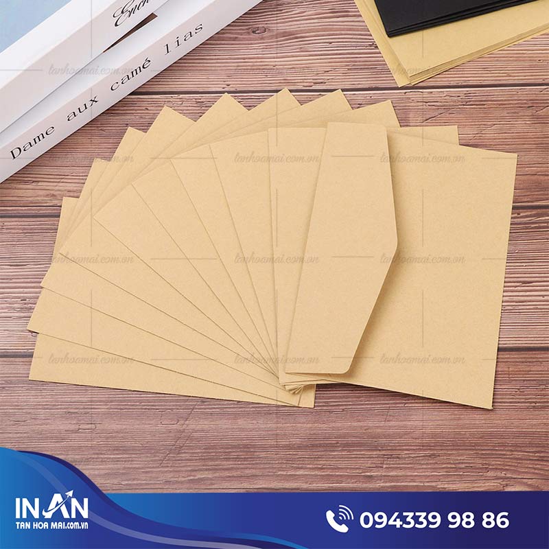 45 Mẫu bao thư giấy kraft cho văn phòng và doanh nghiệp