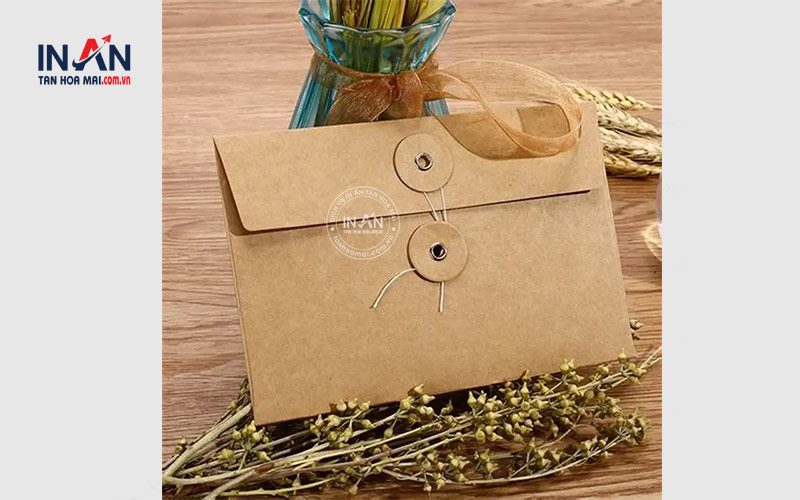 Mẫu Bao Thư Giấy Kraft