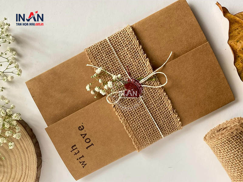 Bao Thư Giấy Kraft Sang Trọng