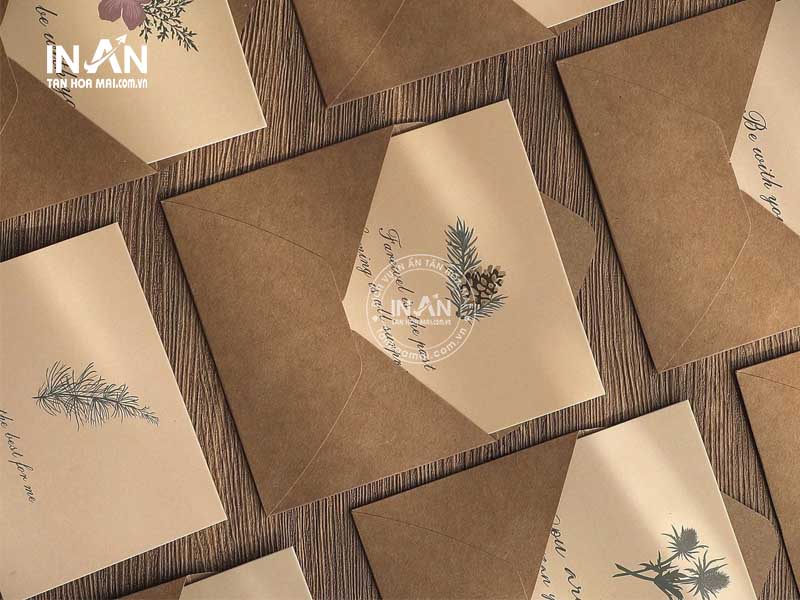 Mẫu Bao Thư Giấy Kraft