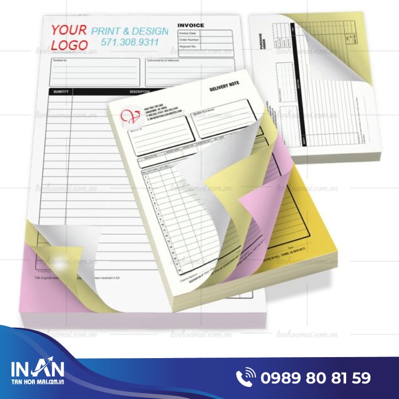 25+ Mẫu hóa đơn bán lẻ mỹ phẩm thiết kế đẹp & Địa chỉ in uy tín