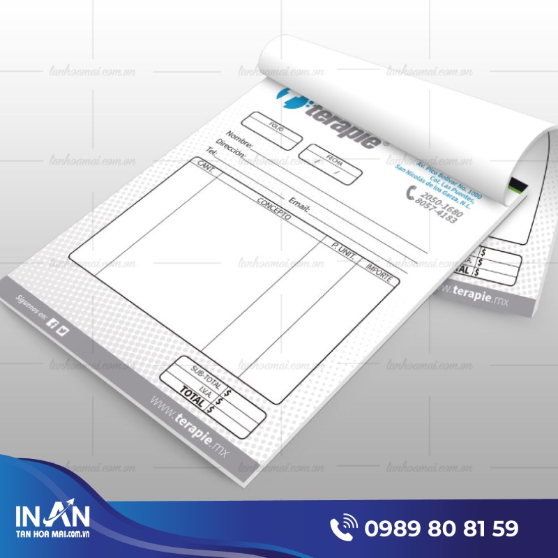 19+ Mẫu hóa đơn bán lẻ nhà thuốc thiết kế mới & Địa chỉ in uy tín