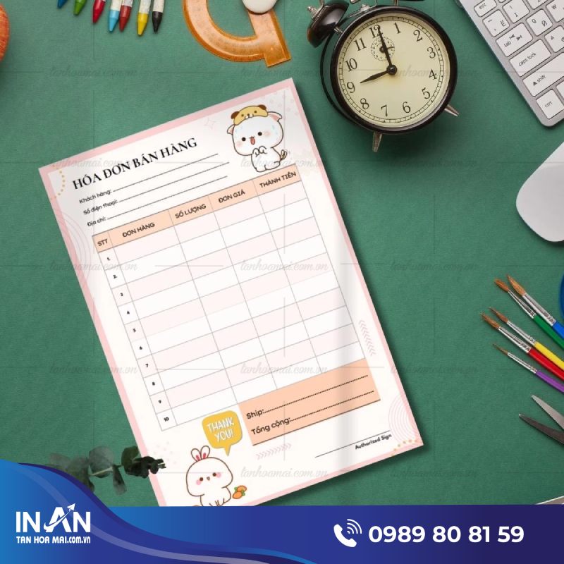 29+ Mẫu hóa đơn bán lẻ quần áo đẹp, Chuyên nghiệp & Nơi in uy tín