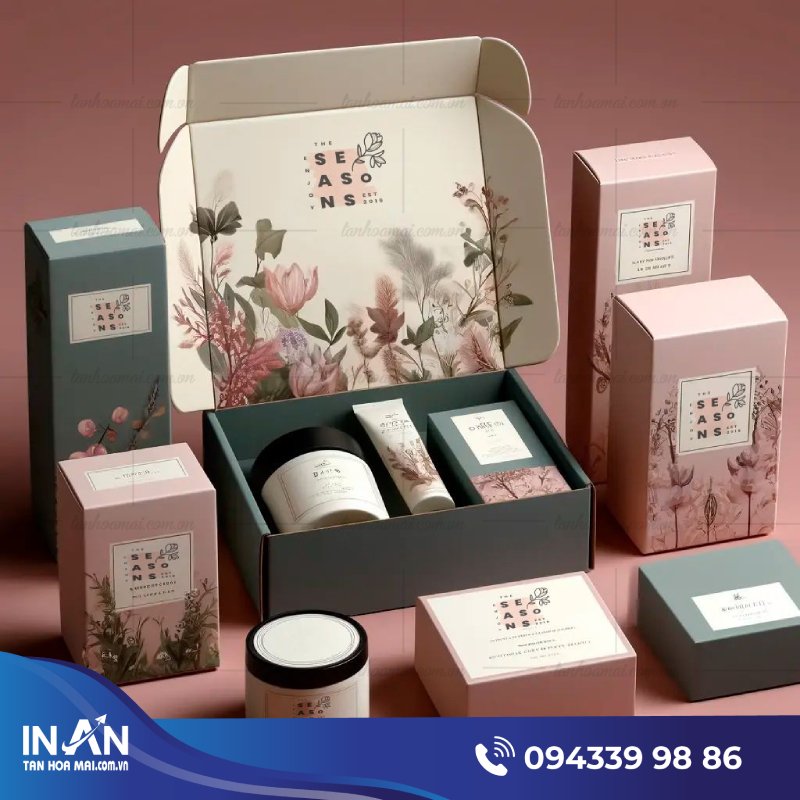 13+ Mẫu hộp đựng sản phẩm bằng giấy mẫu đẹp thiết kế ấn tượng