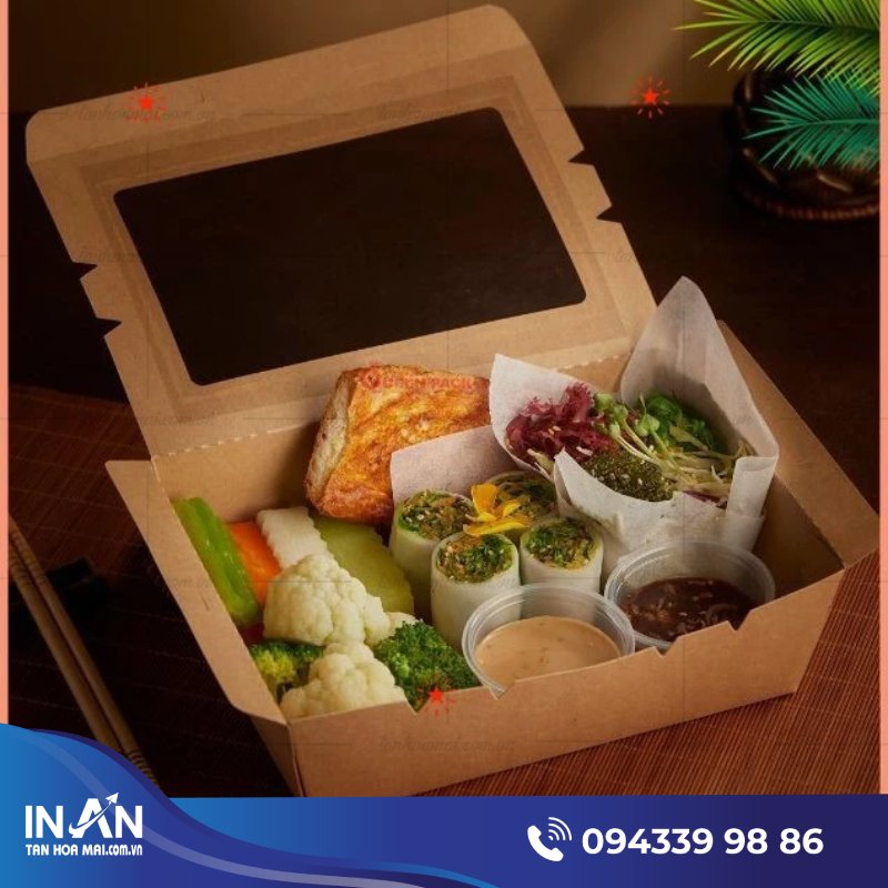 19+ Mẫu hộp giấy đựng bún đậu thiết kế đẹp, In ấn chuyên nghiệp