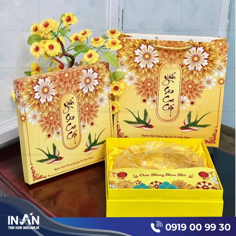 29+ Mẫu Hộp giấy đựng yến thiết kế Đẹp, In hộp yến theo yêu cầu