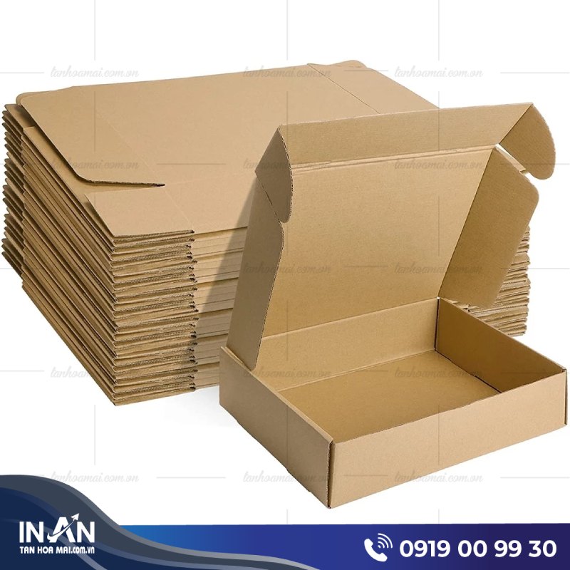 33+ Mẫu hộp giấy kraft giá rẻ TPHCM, Nhận in số lượng theo yêu cầu