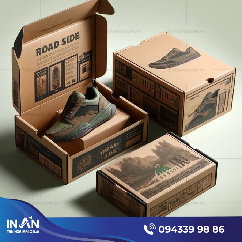 15+ Mẫu hộp giấy đựng giày Giá rẻ, Nhận in số lượng ít theo yêu cầu