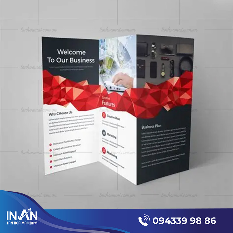 15+ Mẫu brochure gấp 3 dành cho nhân viên sales tăng doanh thu