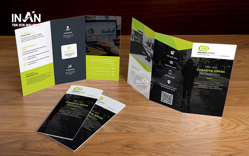 Mẫu Brochure Gấp 3