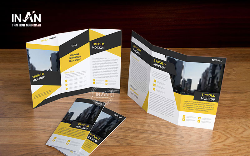 Mẫu Brochure Gấp 3