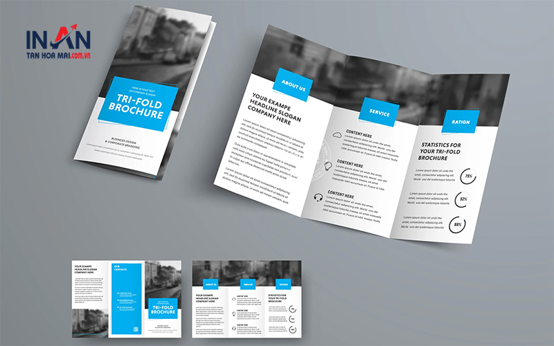 Mẫu Brochure Gấp 3