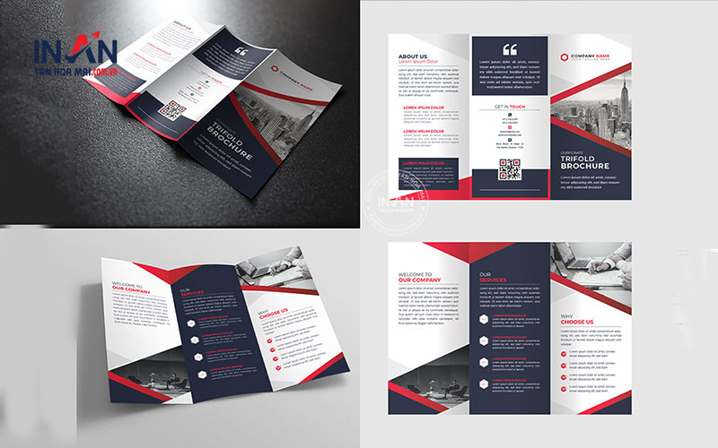 Mẫu Brochure Gấp 3