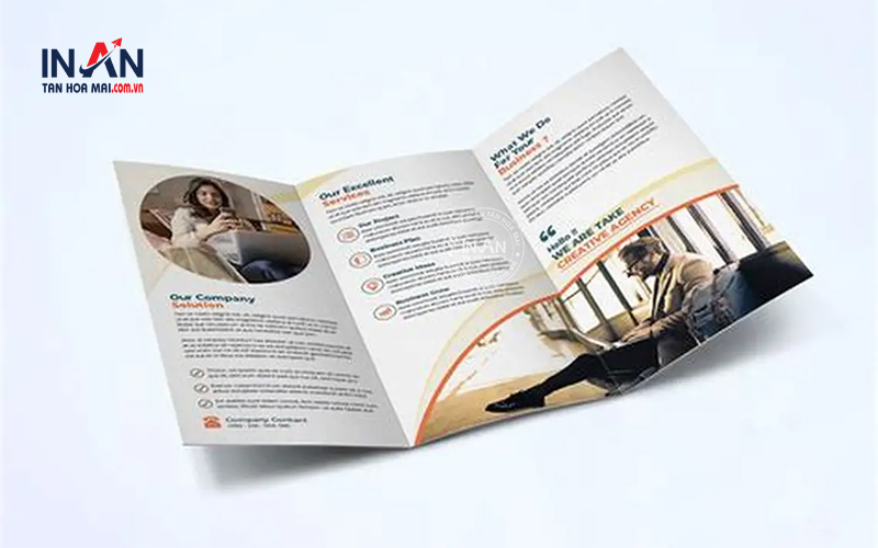 Mẫu Brochure Gấp 3