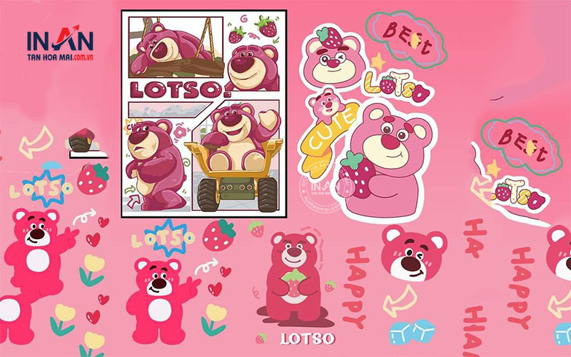 Mẫu Sticker Siêu Dễ Thương