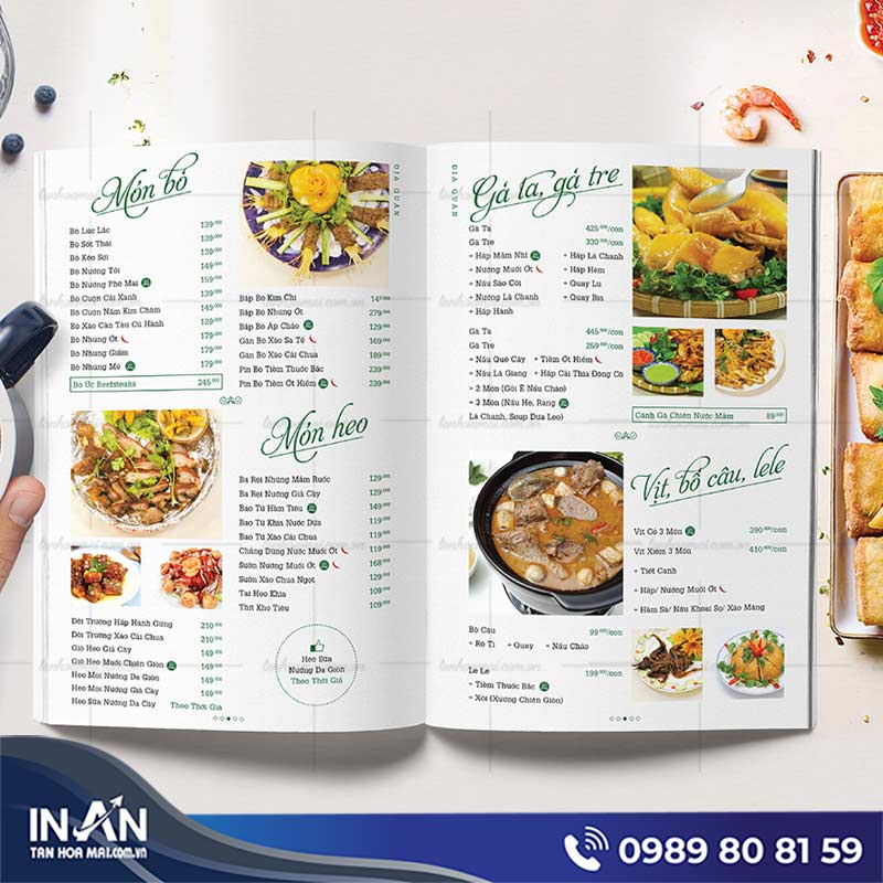 51+ Mẫu in menu quán nhậu đẹp tăng 50% doanh thu quán