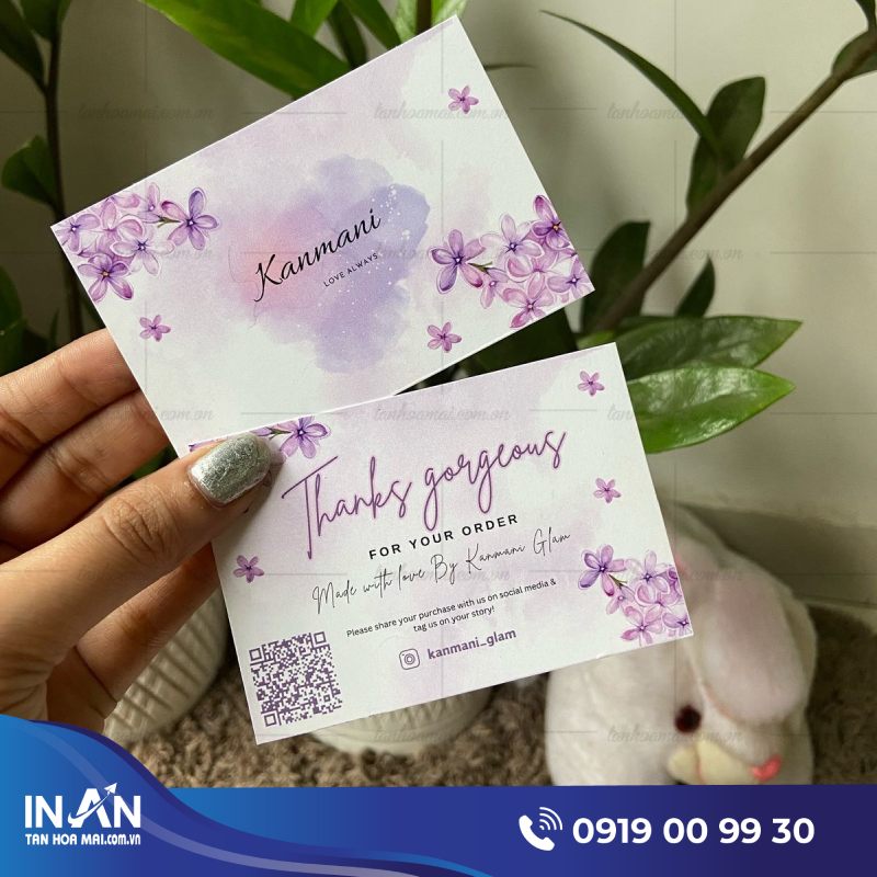 19+Mẫu name card shop hoa đẹp, Ấn tượng & Nơi in giá rẻ, uy tín