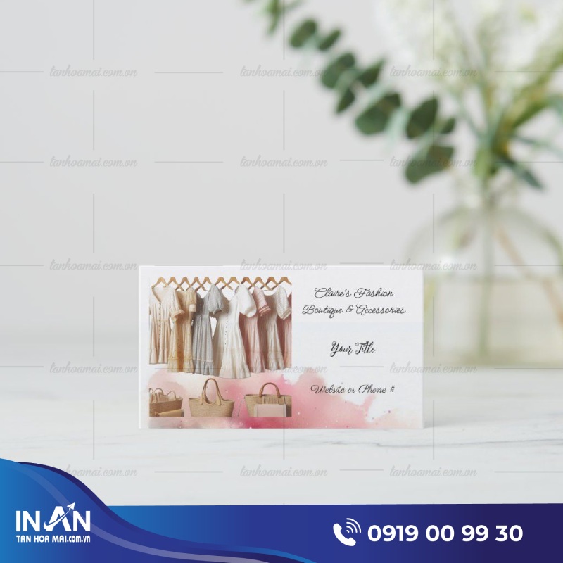 25+ Mẫu name card shop quần áo đẹp & Địa chỉ in giá rẻ, uy tín