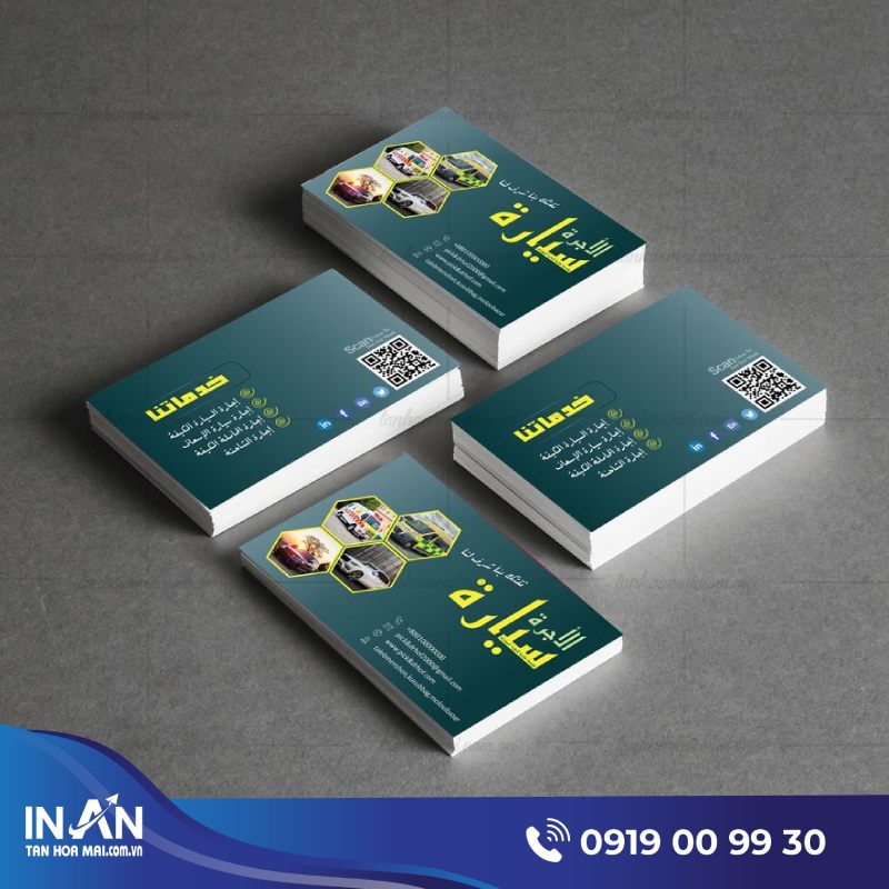 33+ Mẫu name card song ngữ đẹp, Chuyên nghiệp, In giá rẻ ở HCM