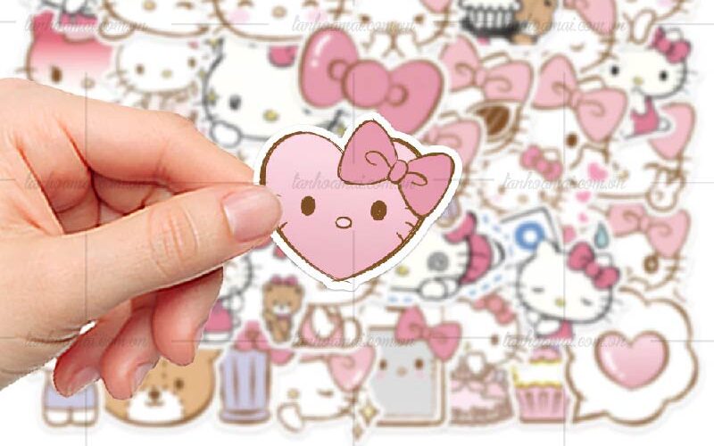 Sticker Hello Kitty đẹp