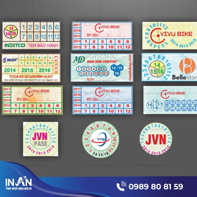 Mẫu tem bảo hành laptop dán đẹp dán ở đâu hiệu quả?