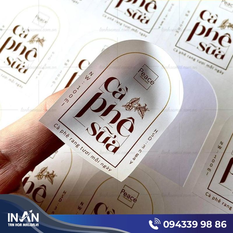 25+ Mẫu tem cà phê đẹp, thiết kế chuyên nghiệp, In rẻ HCM