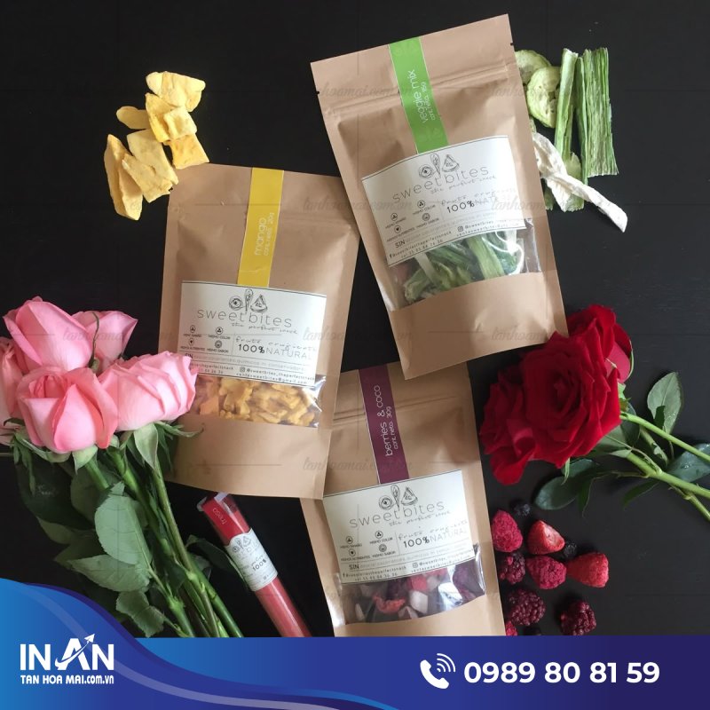 21+ Mẫu tem dán túi zip Giá rẻ tại HCM, In nhanh, Thiết kế 0đ