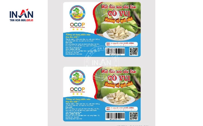 Thiết kế tem nhãn theo yêu cầu