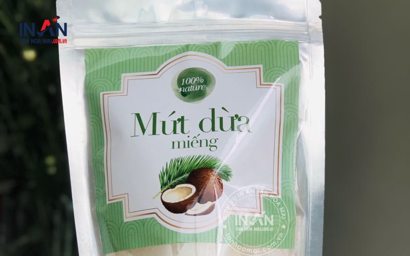 Cần lưu ý gì khi in tem mứt dừa