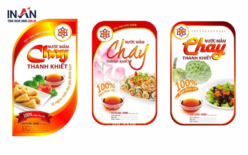 Tem nước mắm chay Thanh Khiết