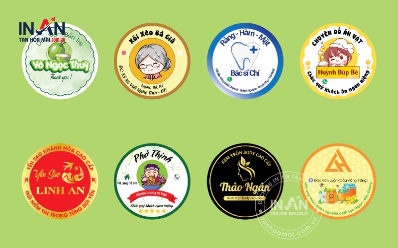 Cần chú trọng các chi tiết khi thiết kế tem dán đồ ăn vặt