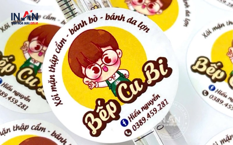 Tam dán đồ ăn vặt đa dạng màu