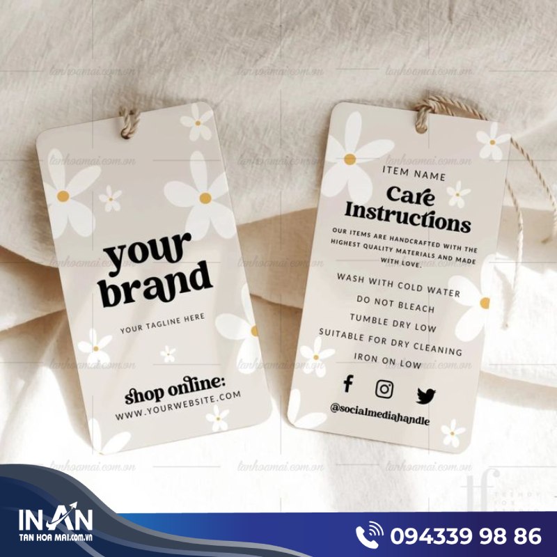 55+ Mẫu tem nhãn quần áo theo yêu cầu, nhanh, giá rẻ, thiết kế 0đ