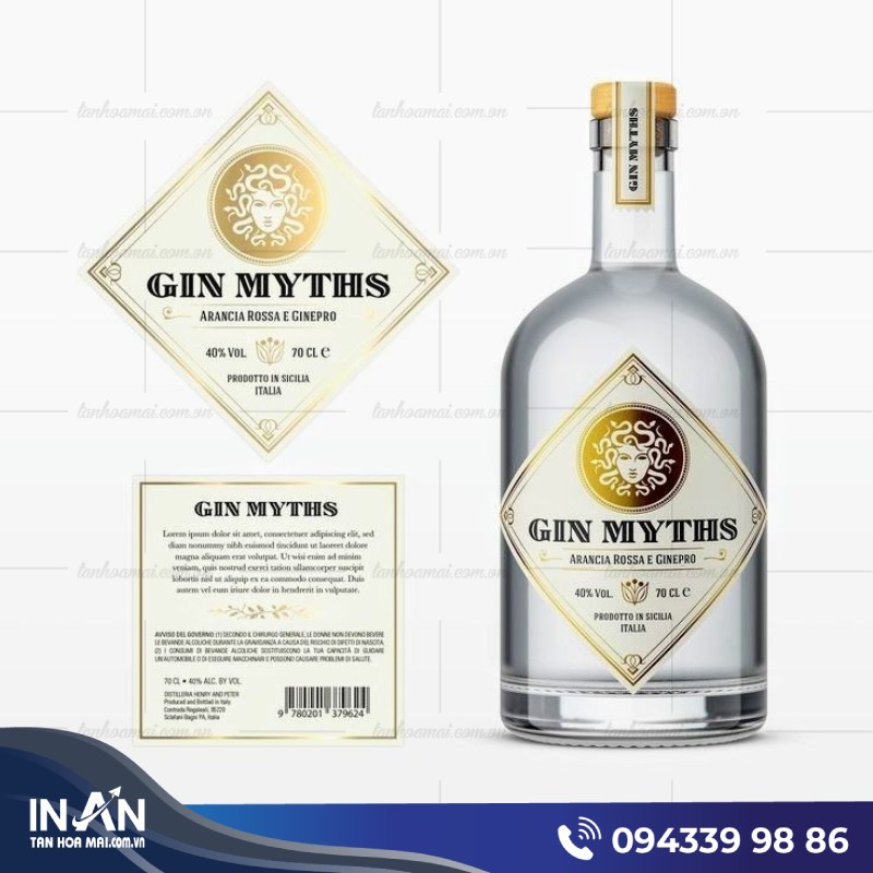 30+ Mẫu tem nhãn rượu theo yêu cầu, Mẫu tem đẹp, rẻ & chất lượng