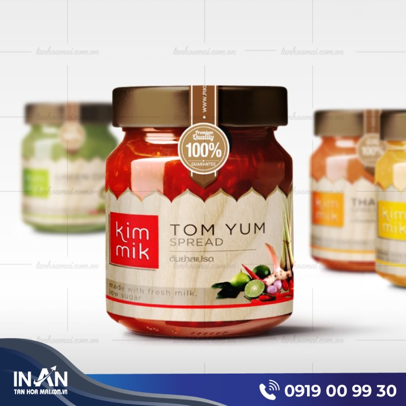 25+ Mẫu tem nhãn thực phẩm đẹp, In nhanh giá rẻ & Chuyên nghiệp