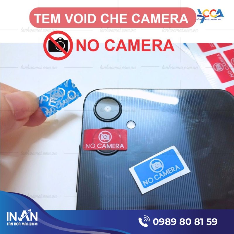 15+ Mẫu tem niêm phong camera điện thoại, Chống quay phim, chụp ảnh