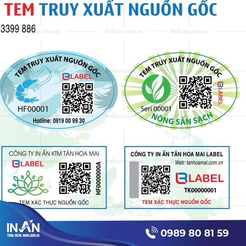 39+ Mẫu tem truy xuất nguồn gốc sản phẩm hàng hóa