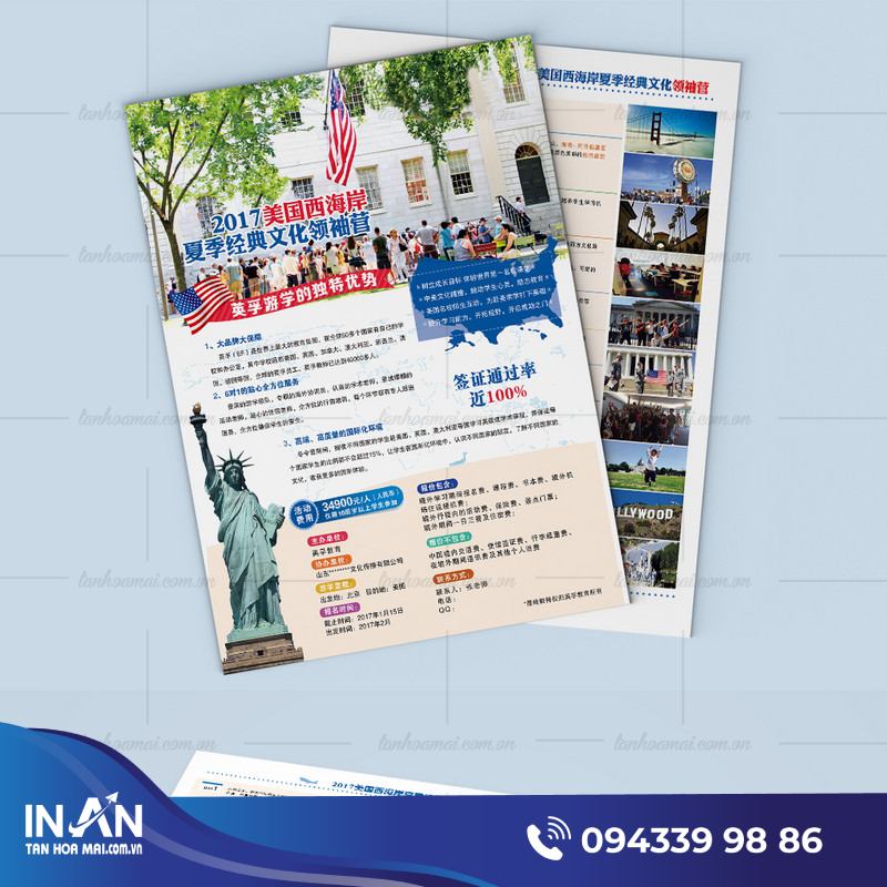 59+ Mẫu tờ rơi du học thiết kế đẹp, In nhanh giá rẻ ở HCM