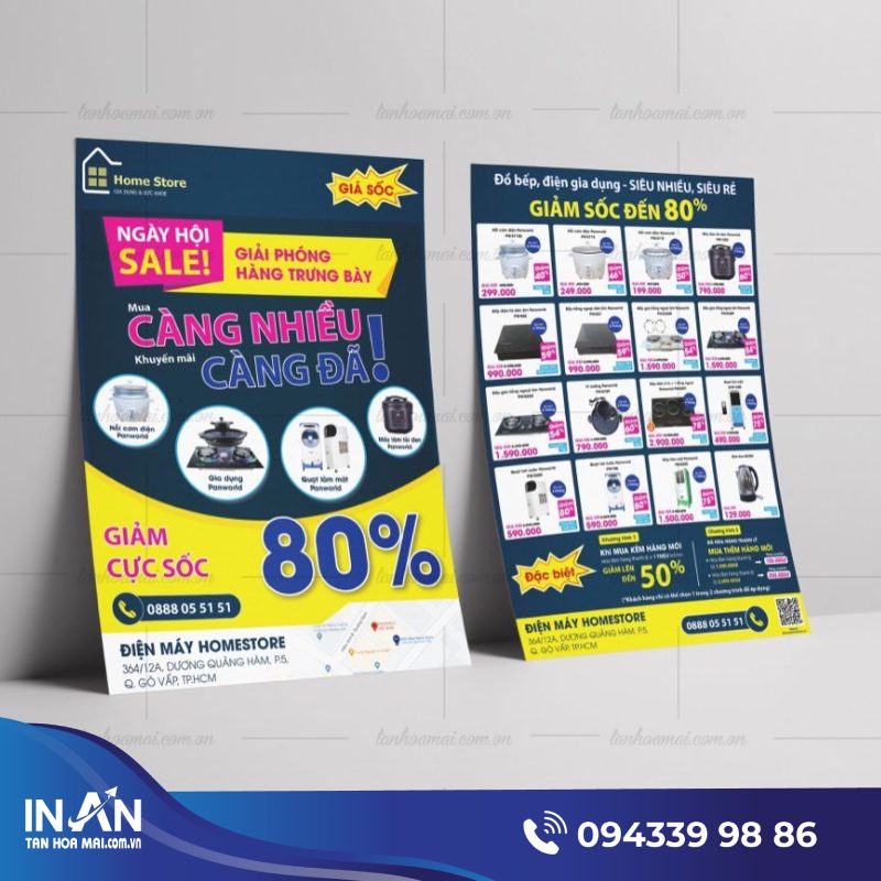 59+ Mẫu tờ rơi khai trương cửa hàng Đẹp, In nhanh & rẻ ở HCM