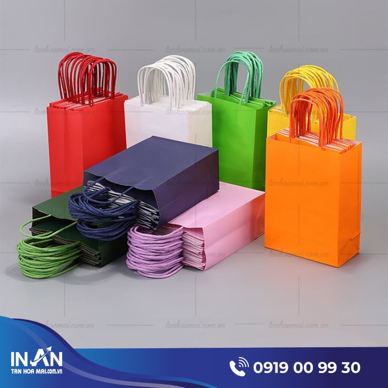 25+ Mẫu túi giấy Kraft giá rẻ chất lượng tốt, số lượng theo yêu cầu