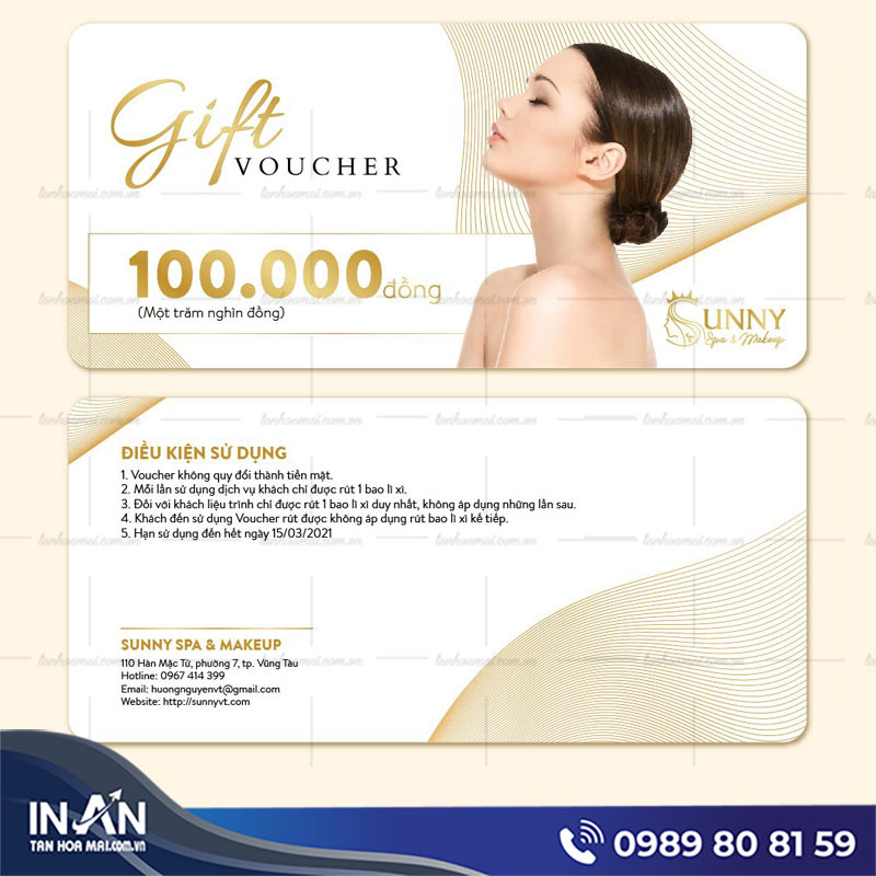 89+ Mẫu in Voucher spa giữ chân khách hàng quay lại 100%