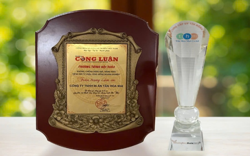 Tân Hoa Mai đạt thương hiệu uy tín đồng hành cùng doanh nghiệp