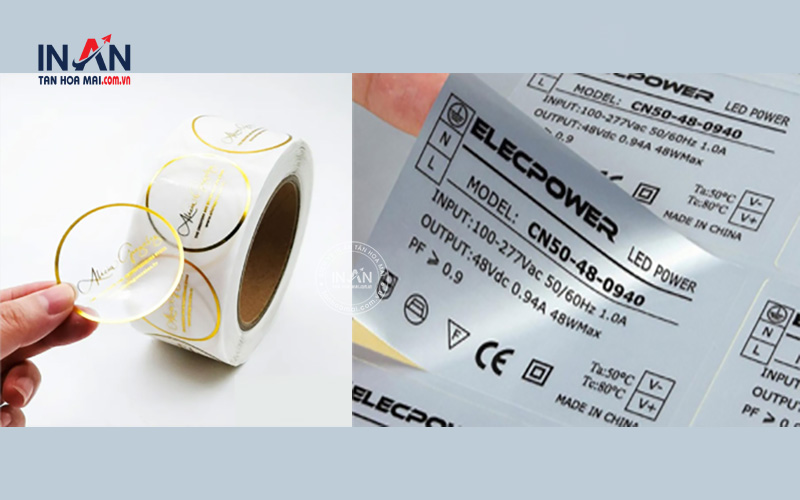 tem nhãn giấy kraft lại được ưa chuộng